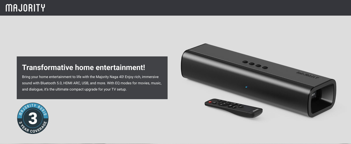 Majority Naga 40 Soundbar