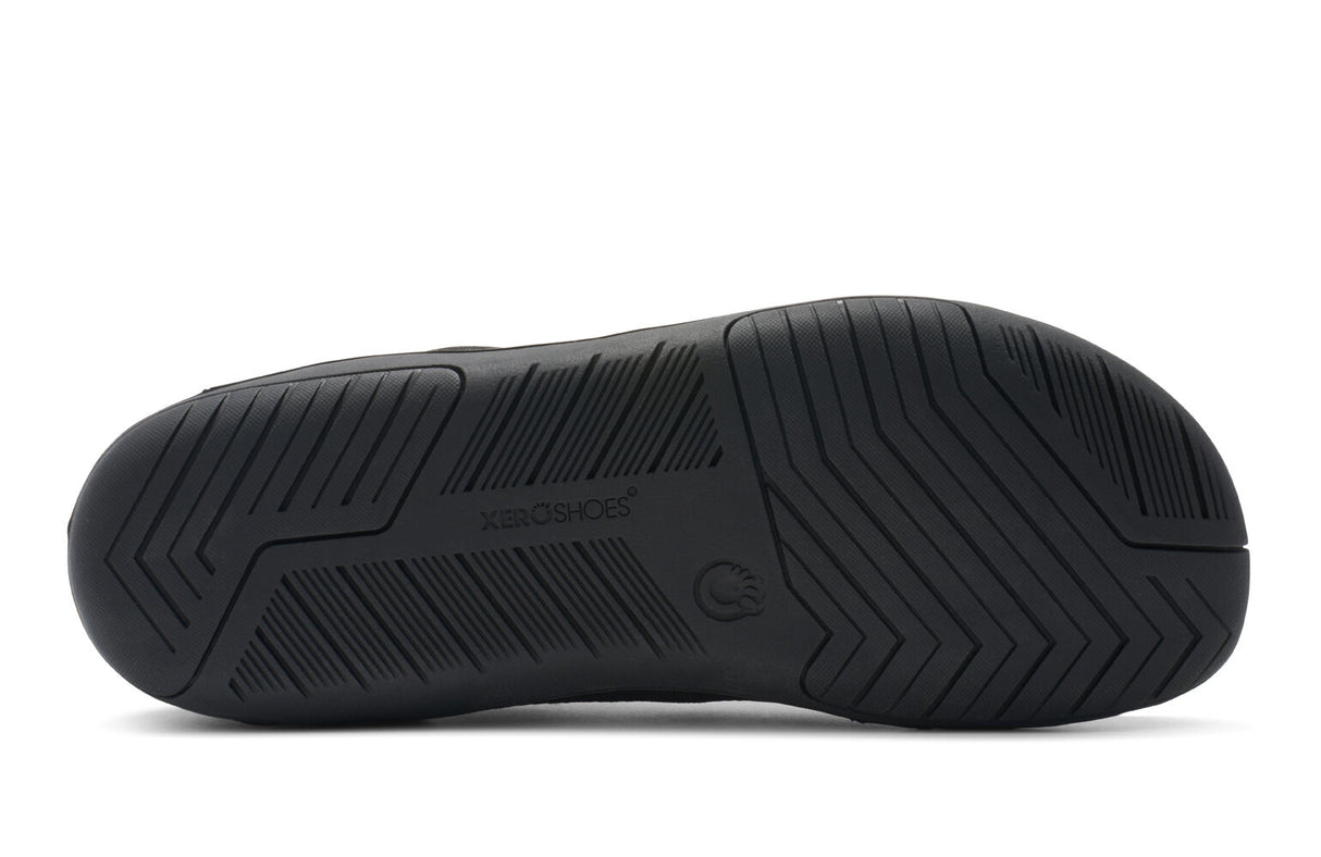 Xero Mens Nexus Knit Barefoot Shoes Zero Drop Sneakers in Black/Black
