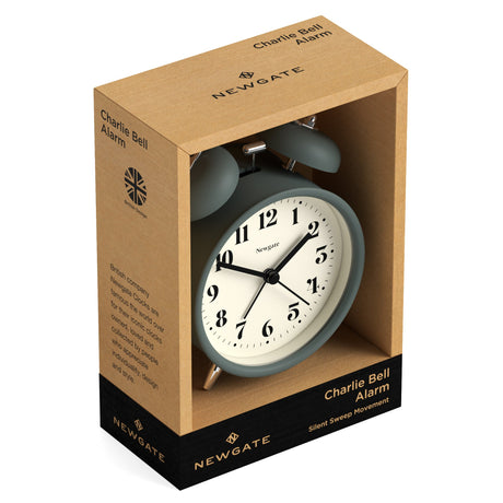 Newgate Theatre Alarm Clock - Asparagus Green