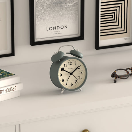 Newgate Theatre Alarm Clock - Asparagus Green