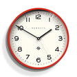 Newgate Number Three Echo Clock - Silicone Red