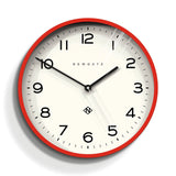 Newgate Number Three Echo Clock - Silicone Red