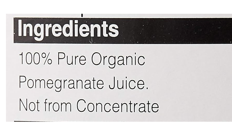 6x 1L Cold Pressed 100% Organic Pomegranate Juice in Glass Bottle - Product of Georgia