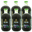 6x 1L Cold Pressed 100% Organic Prune Juice Bulk Pack - Glass Bottle (Product of Georgia)