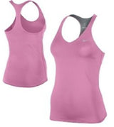 NIKE Womens Advantage Solid Dri Fit Tennis Tank Top Performance 604679 - Violet Purple XS