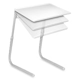 Portable Laptop/TV Dinner Table - Metal Adjustable & Folding Table