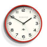 Newgate Number Three Echo Clock - Silicone Red