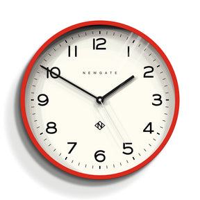 Newgate Number Three Echo Clock - Silicone Red