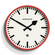 Newgate Railway Wall Clock - Red