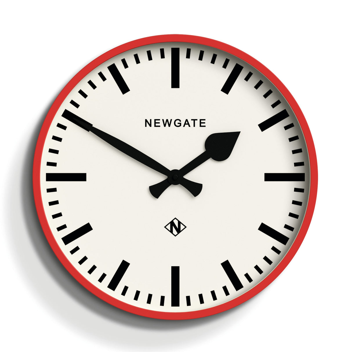 Newgate Railway Wall Clock - Red