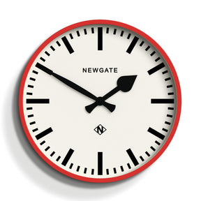 Newgate Railway Wall Clock - Red