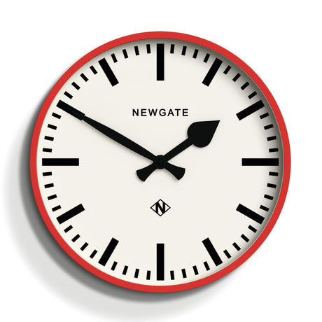 Newgate Railway Wall Clock - Red
