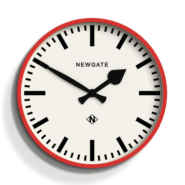 Newgate Railway Wall Clock - Red