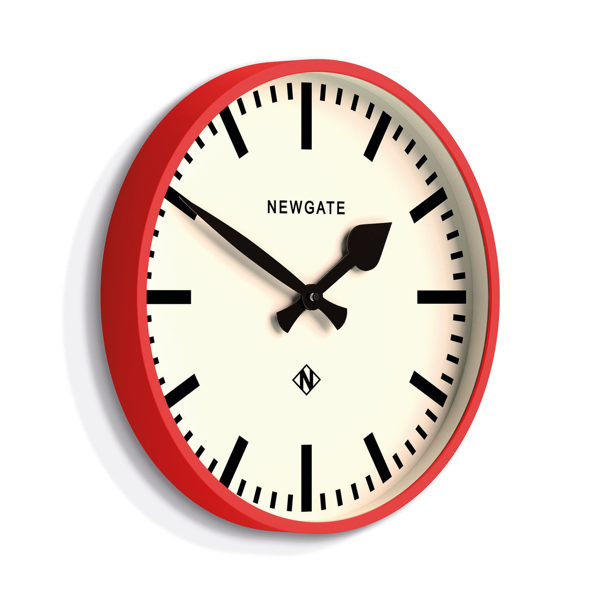 Newgate Railway Wall Clock - Red