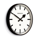 Newgate Railway Wall Clock - Black