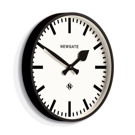 Newgate Railway Wall Clock - Black