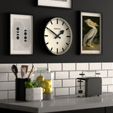 Newgate Railway Wall Clock - Black