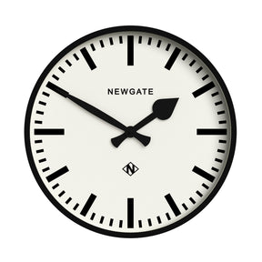 Newgate Railway Wall Clock - Black