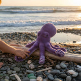 Bocchetta Nate 32cm Octopus Plush Toy - Purple (Realistic Stuffed Animal Sea Life Gift)