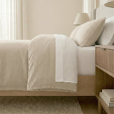Renee Taylor Washed Linen Cotton Quilt Cover Set - Natural