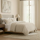 Renee Taylor Washed Linen Cotton Quilt Cover Set - Natural
