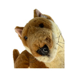 Bocchetta Nelly 40cm Lying Dingo Plush Toy - Tan (Australian Stuffed Animal Souvenir Gift)