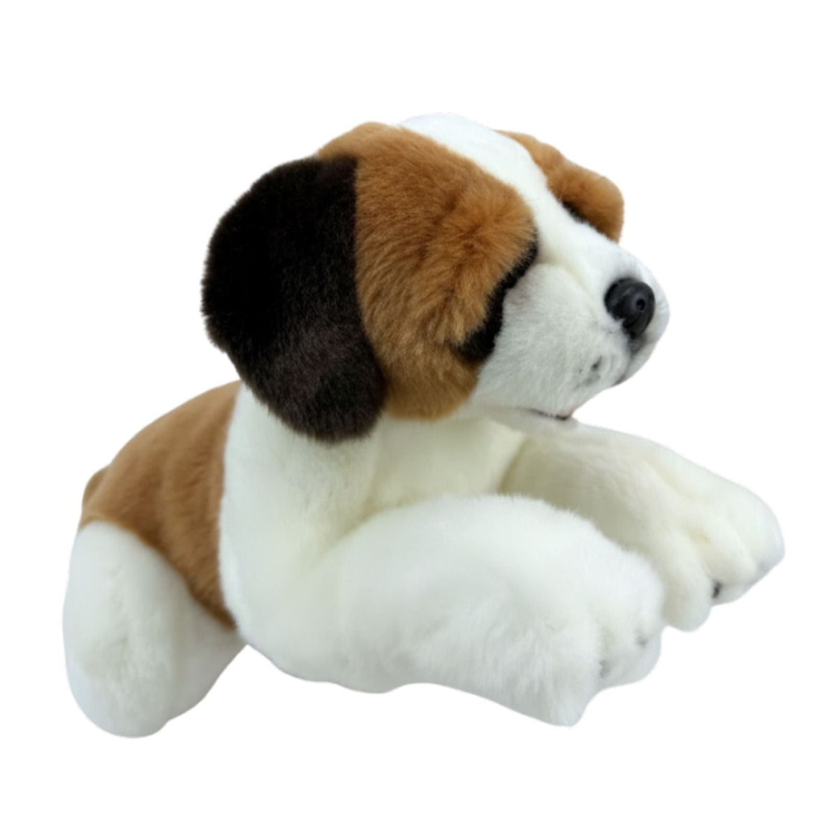 Bocchetta Mozart 38cm Lying St Bernard Plush Toy (Realistic Stuffed Animal Dog Gift)