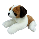 Bocchetta Mozart 38cm Lying St Bernard Plush Toy (Realistic Stuffed Animal Dog Gift)