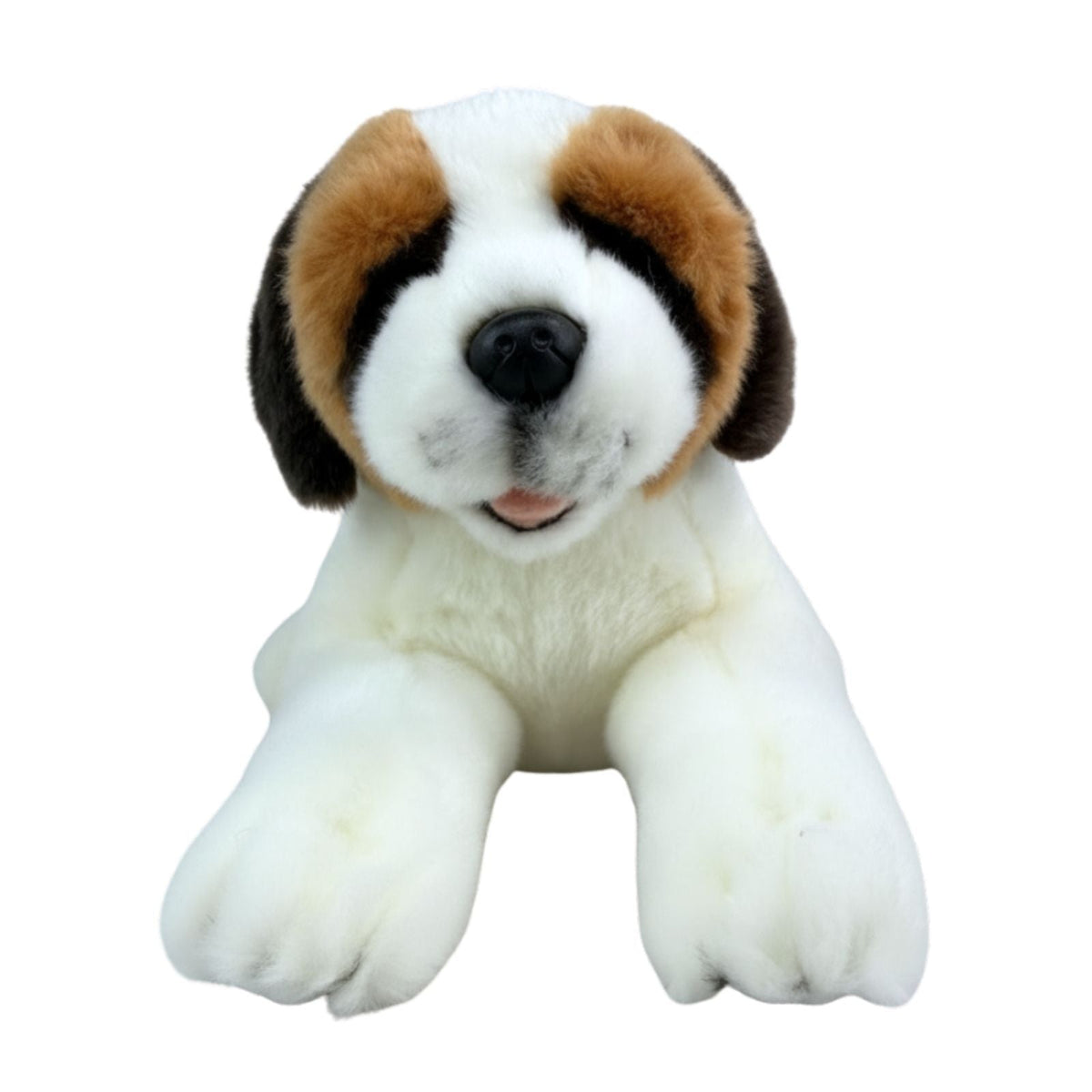 Bocchetta Mozart 38cm Lying St Bernard Plush Toy (Realistic Stuffed Animal Dog Gift)