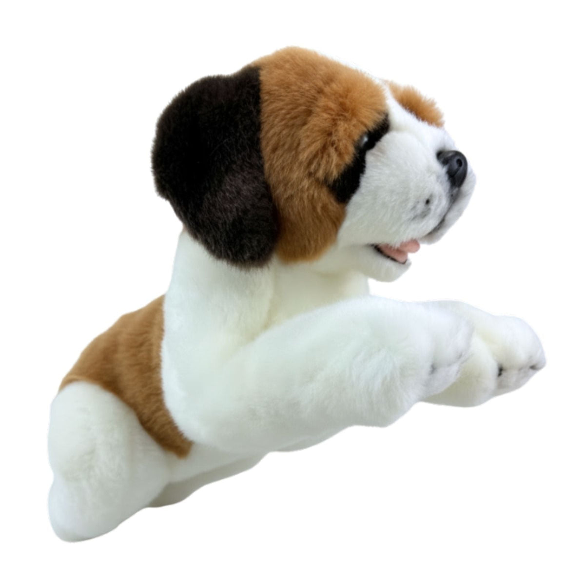 Bocchetta Mozart 38cm Lying St Bernard Plush Toy (Realistic Stuffed Animal Dog Gift)