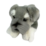 Bocchetta Scoobie 28cm Floppy Schnauzer Puppy Plush Toy (Realistic Stuffed Animal Dog Gift)