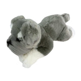 Bocchetta Scoobie 28cm Floppy Schnauzer Puppy Plush Toy (Realistic Stuffed Animal Dog Gift)