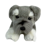 Bocchetta Scoobie 28cm Floppy Schnauzer Puppy Plush Toy (Realistic Stuffed Animal Dog Gift)