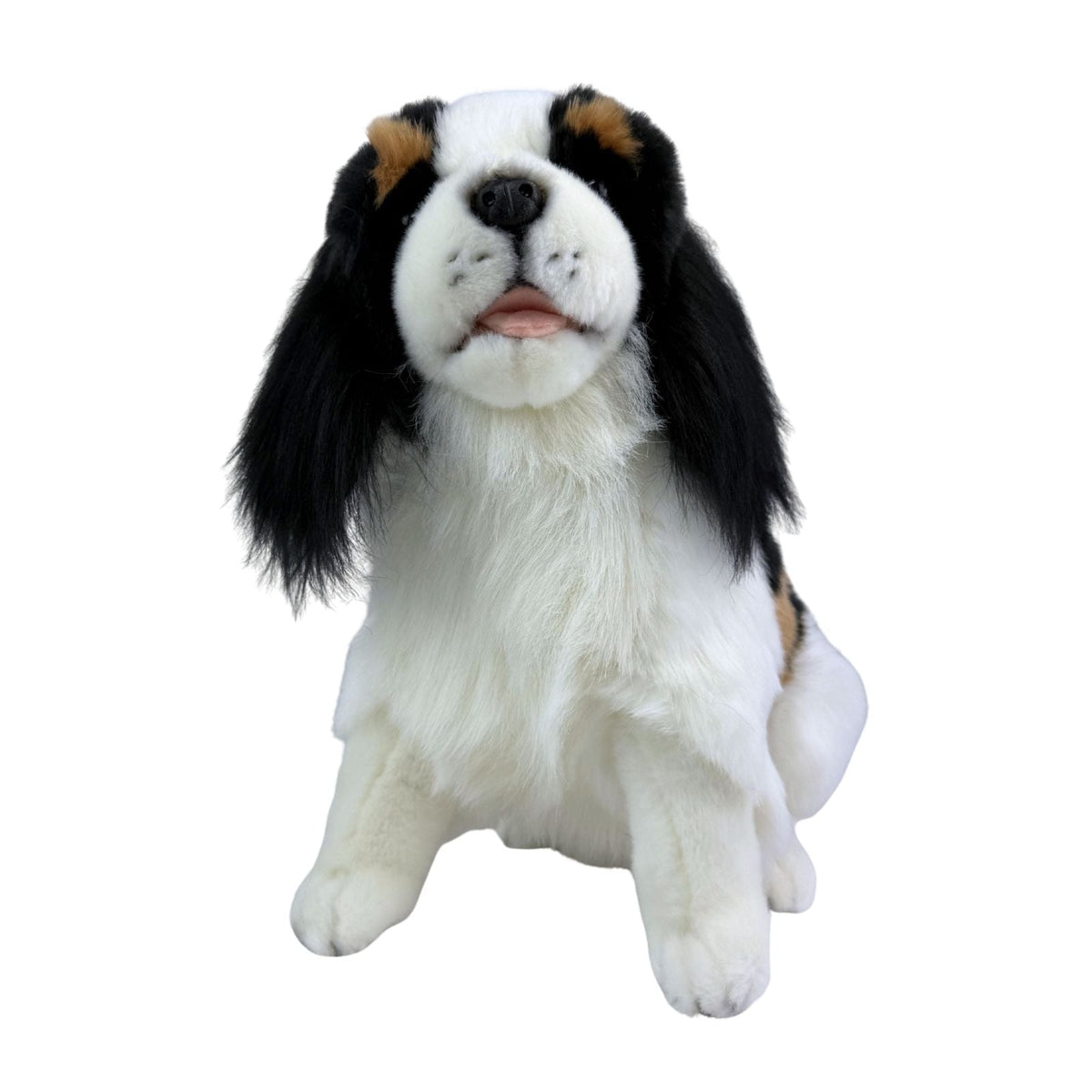 Bocchetta Chester 32cm Sitting Cavalier King Charles Spaniel Plush Toy (Realistic Stuffed Animal Dog Gift)