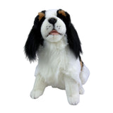 Bocchetta Chester 32cm Sitting Cavalier King Charles Spaniel Plush Toy (Realistic Stuffed Animal Dog Gift)