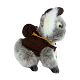 Bocchetta Jack 12cm Sitting Koala with Swag & Hat Plush Toy - Grey (Australian Stuffed Animal Souvenir Gift)