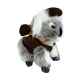 Bocchetta Jack 12cm Sitting Koala with Swag & Hat Plush Toy - Grey (Australian Stuffed Animal Souvenir Gift)
