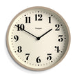 Newgate Number Four Wall Clock - Matte Stone