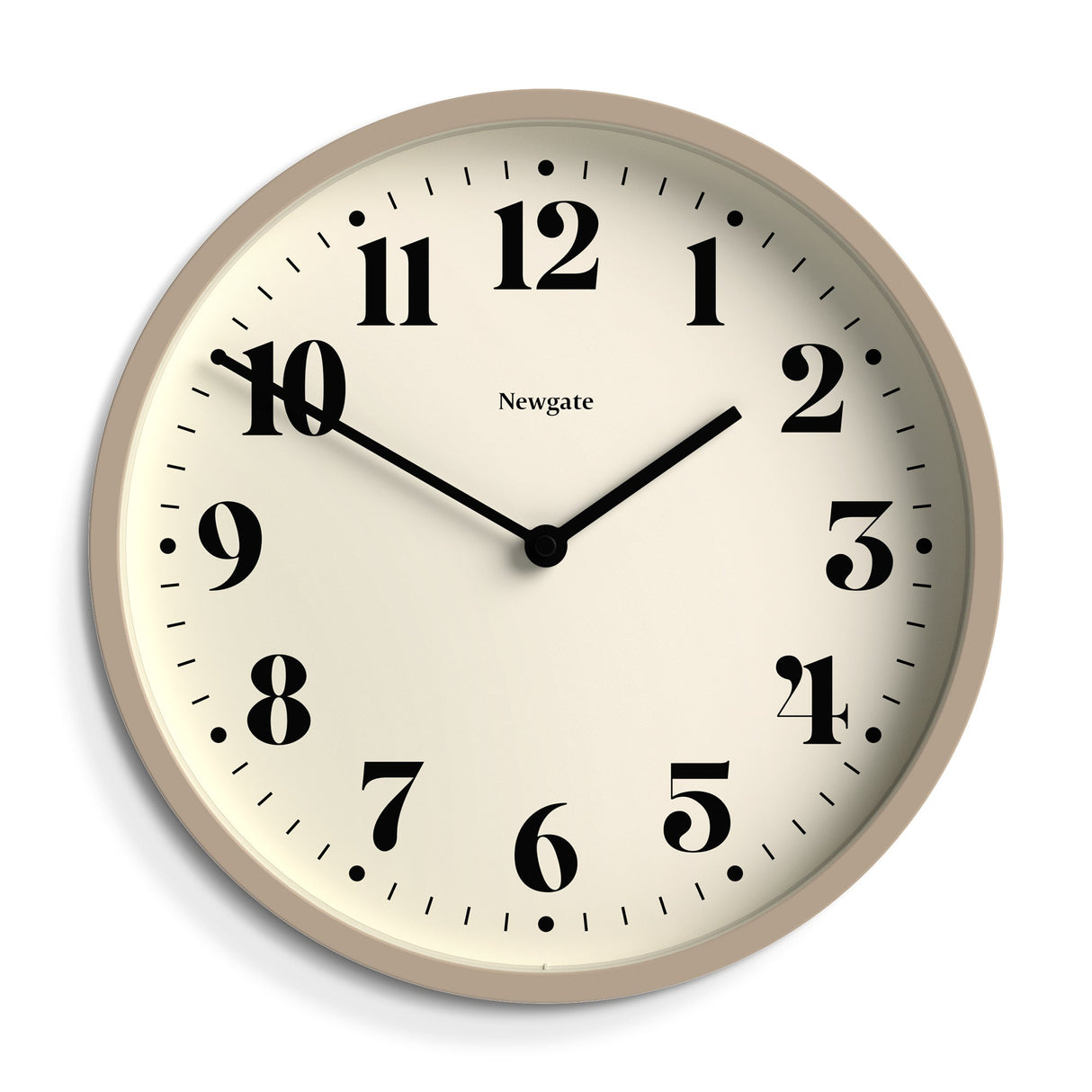 Newgate Number Four Wall Clock - Matte Stone