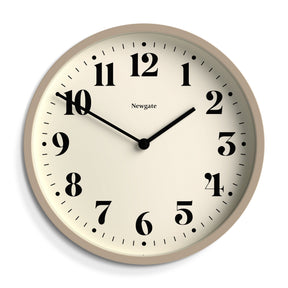 Newgate Number Four Wall Clock - Matte Stone