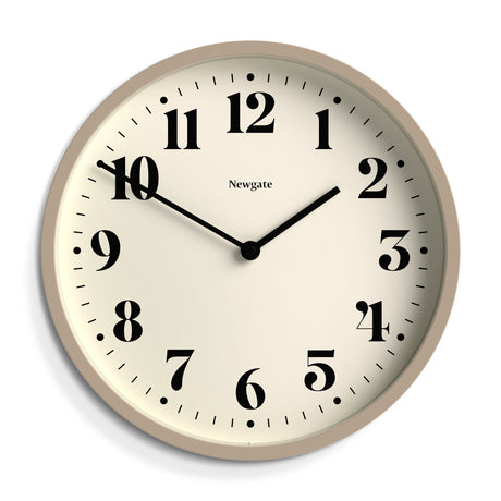 Newgate Number Four Wall Clock - Matte Stone