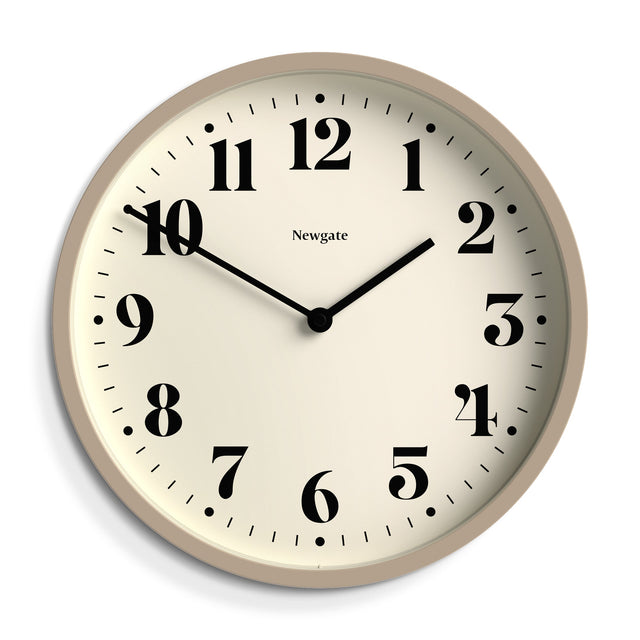 Newgate Number Four Wall Clock - Matte Stone