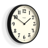 Newgate Number Two Wall Clock - Matte Black