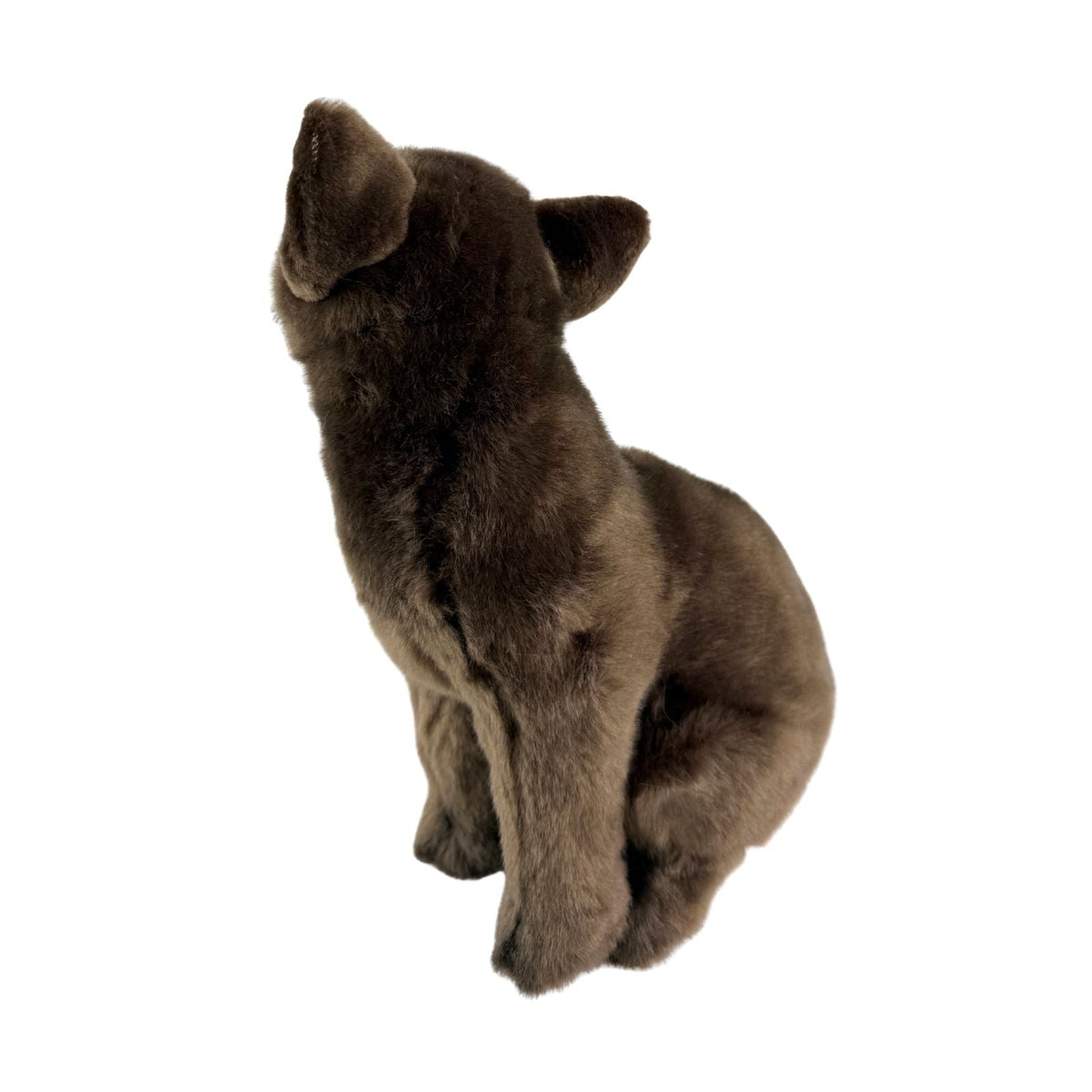 Bocchetta Nutmeg 26cm Sitting Burmese Cat Plush Toy - Chocolate Brown (Realistic Stuffed Animal Cat Gift)