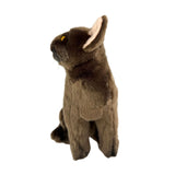 Bocchetta Nutmeg 26cm Sitting Burmese Cat Plush Toy - Chocolate Brown (Realistic Stuffed Animal Cat Gift)