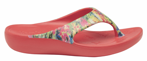 Alegria Ode Flip Flops - Itchycoo Red (Summer Thongs/Sandals w/ Arch Support)