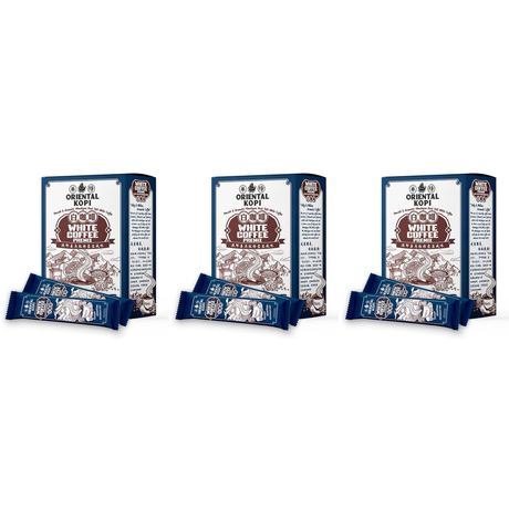 3x Oriental Kopi Himalayan Salt White Coffee Premix Instant Coffee Bulk Pack (30 Sachets)