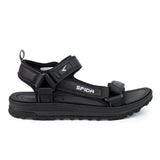 Sfida Origin Mens Adjustable Outdoor Sandals - Black/Grey (Sports Sandals)