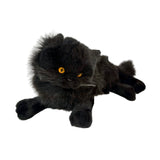 Bocchetta Onyx 38cm Lying Black Cat Plush Toy (Realistic Stuffed Animal Cat Gift)