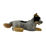 Bocchetta Orazio 62cm Lying Blue Heeler Cattle Dog Plush Toy (Australian Stuffed Animal Gift)